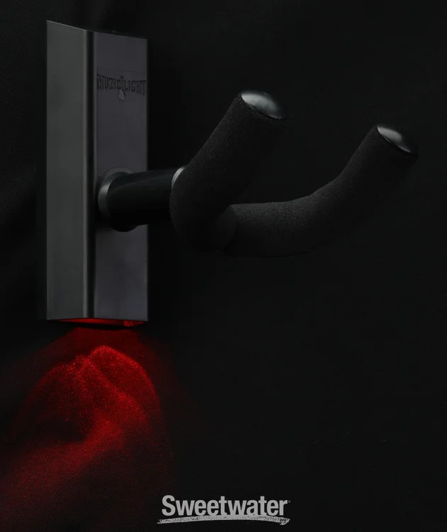 MuzicLight MZM102 LED Ukulele Wall Mount - Multicolor