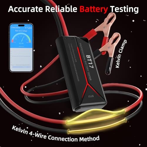 Professional 12V-24V Battery Tester - Internal Battery Testing - Professional