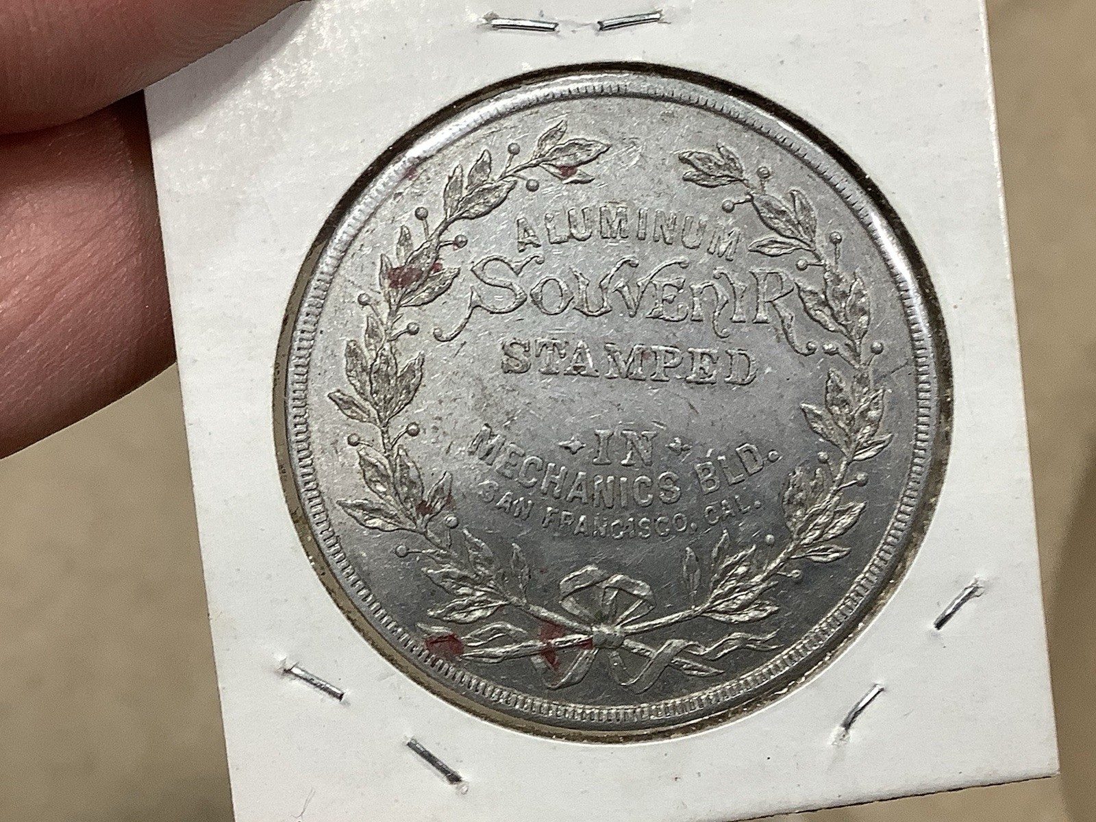 Calif. Mid Winter Int Expo 1894 HK-256 So Called Dollar, Aluminum Very Rare