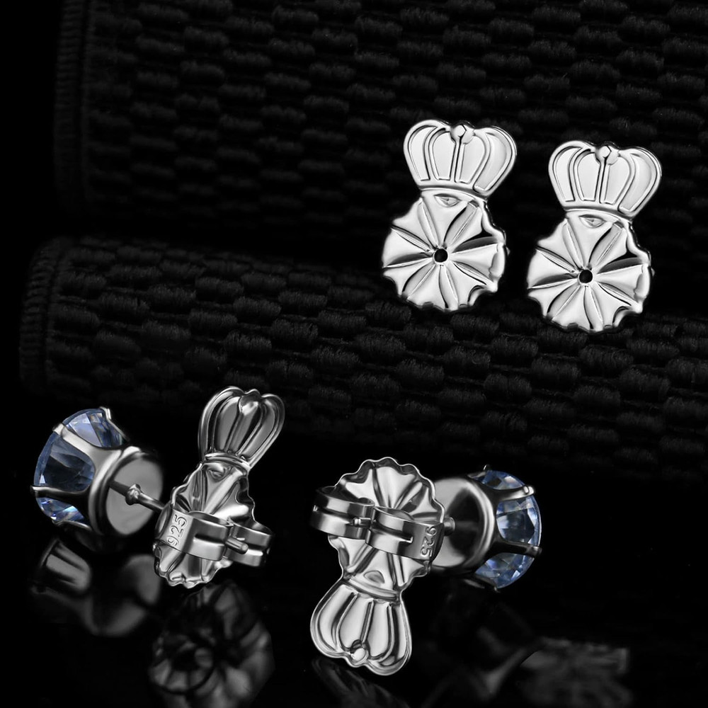 925 Silver Earring Lifting Backs Replacements for Droopy Ears Heavy Earring