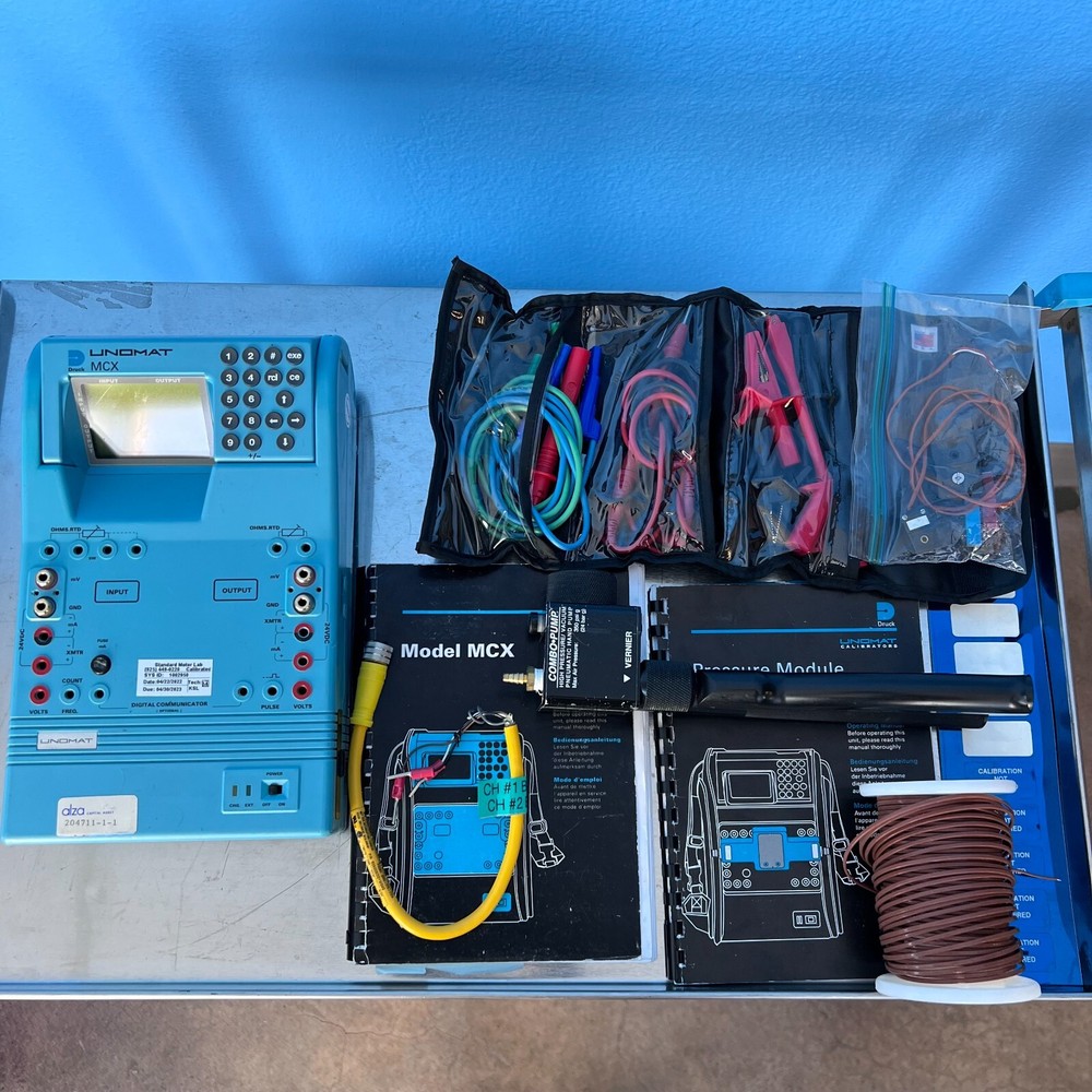 GE DRUCK UNDMAT MCX MULTI-FUNCTION DOCUMENTING CALIBRATOR