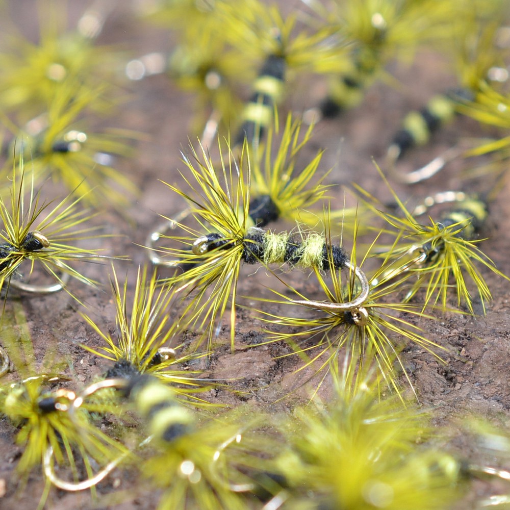 6ct Tenkara Flies - Hachi Kebari pattern Hook #12