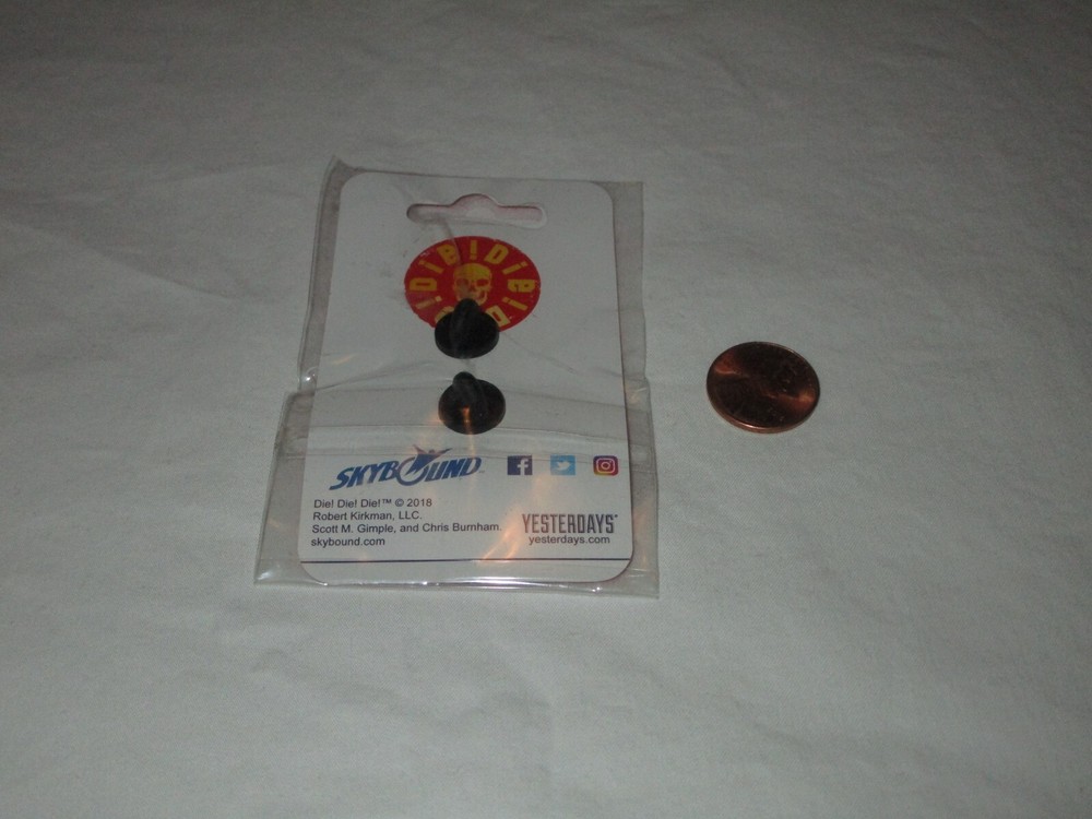 Yesterdays Skybound Die Die Die Logo Pin