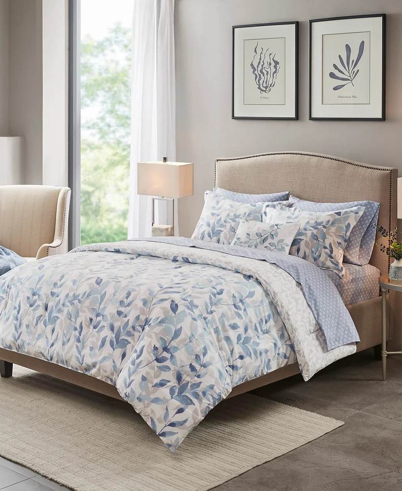 Madison Park Essentials Sofia Reversible 8-Pc. Comforter Set, Queen, NWT