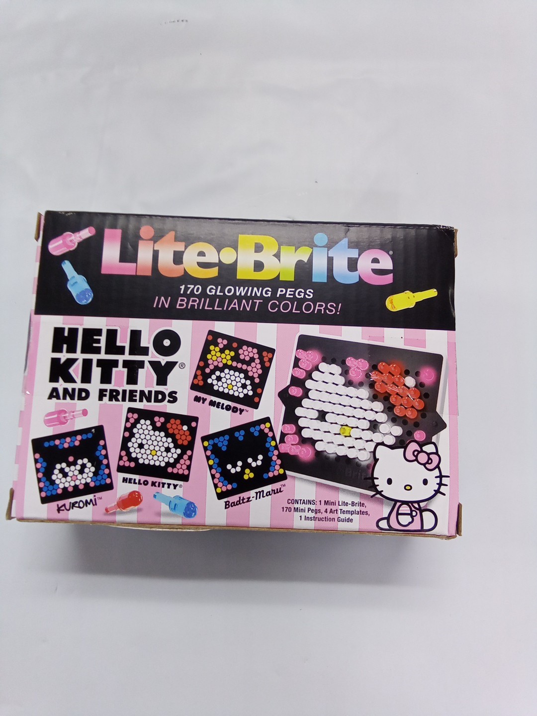 Lite Brite Mini Sanrio Hello Kitty & Friends Super Bright HD 176 Pieces