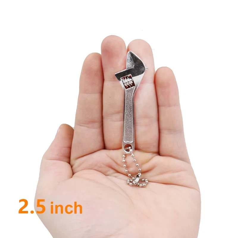 Mini 2.5/4 Inch Adjustable Spanner Open-End Wrench Tools Small Wrench Portable K