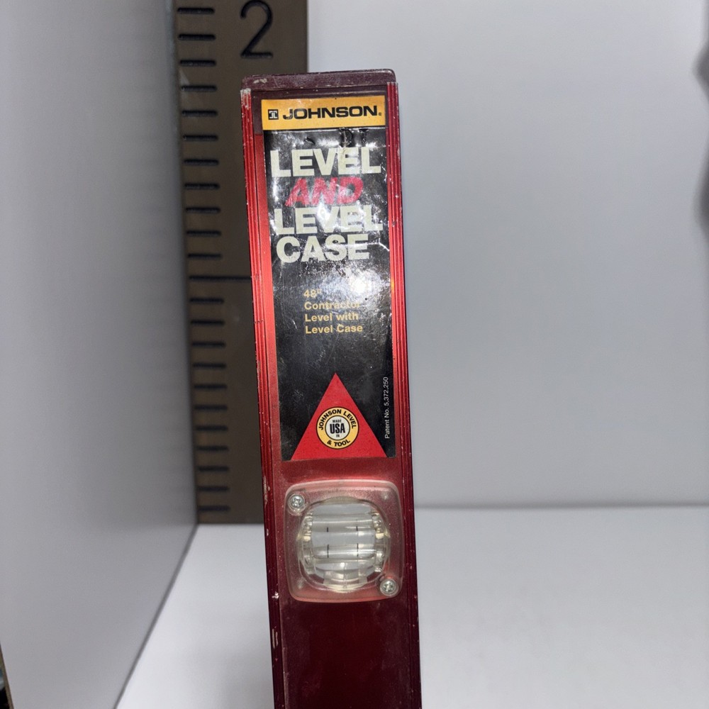 Johnson Level & Tool 48” Contractor Level With Hard She’ll Case