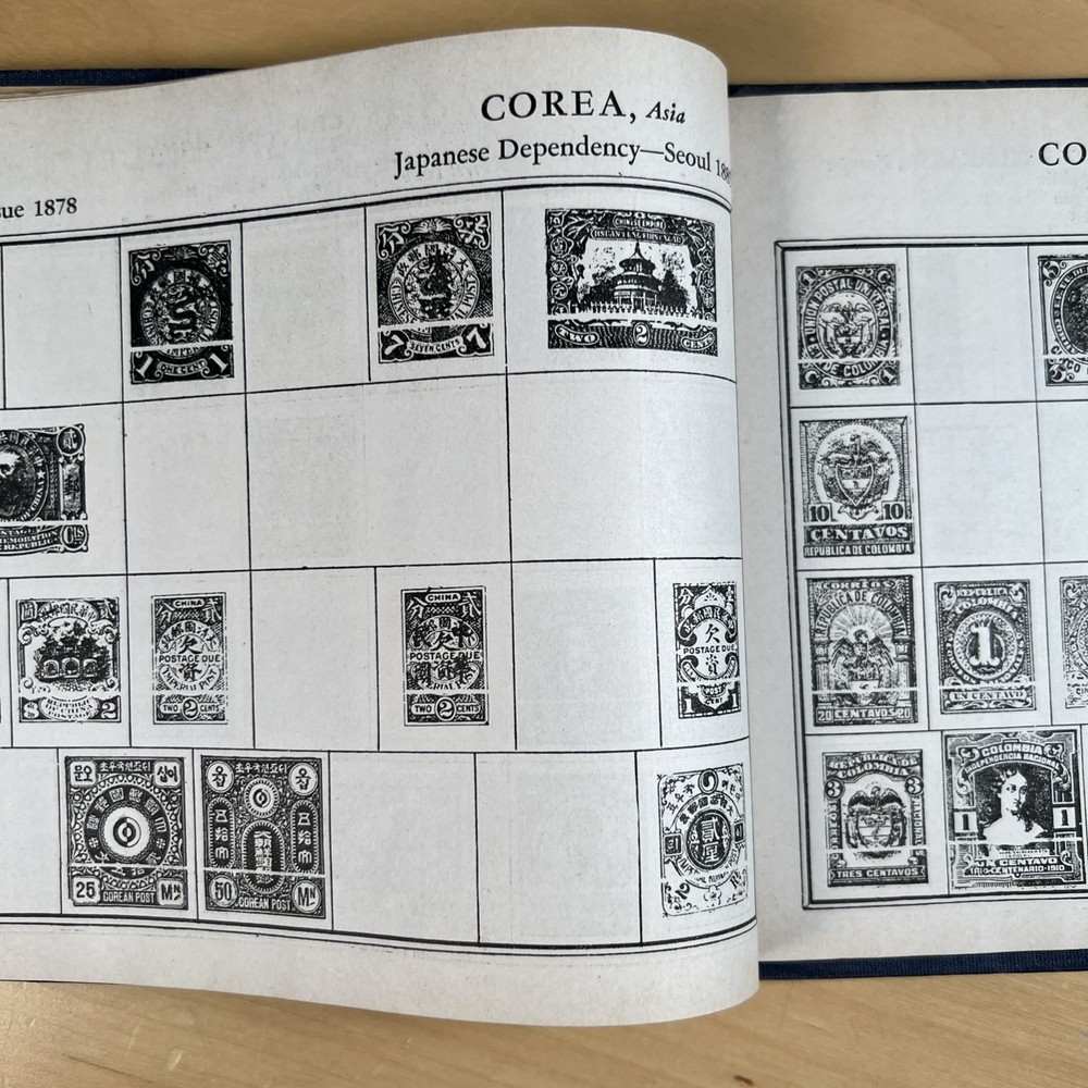 Postage Stamp Album US 1847 & Abyssinia 1894 - Zambesia 1894 & Wurtemberg 1851