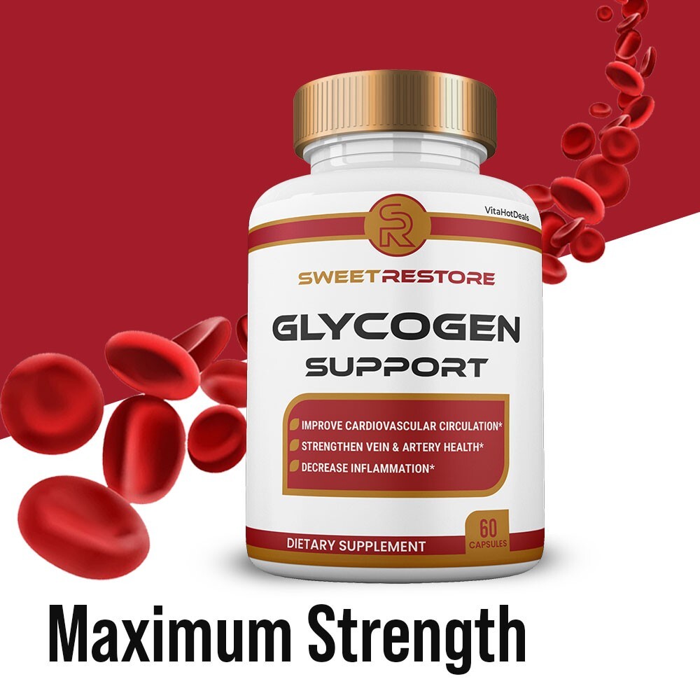 Sweet Restore Glycogen Support Capsules, Max Strength Glyco Pills (1 Pack)