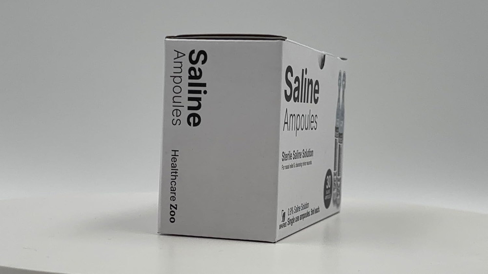 Saline Solution, 0.9% Sodium Chloride, 30 Single-Use 5Ml Tubes