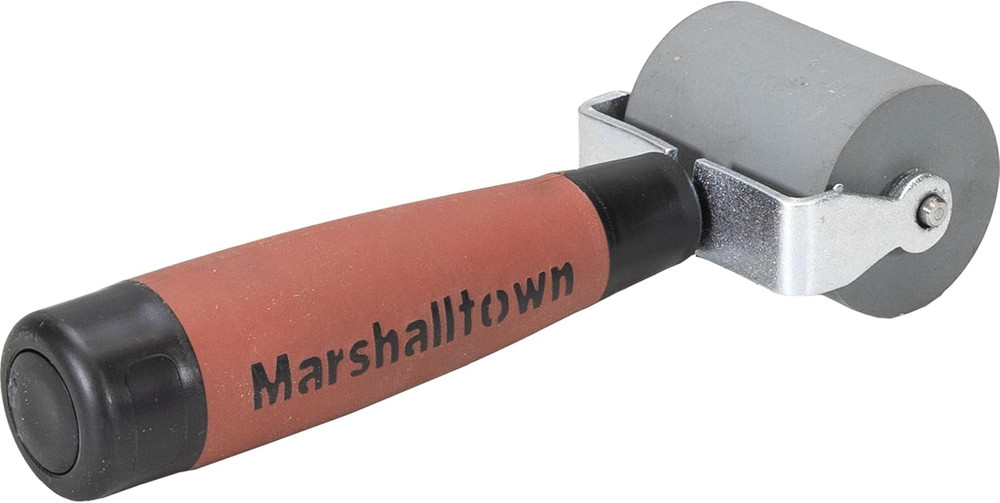 Paint and Wallcovering Seam Roller, 2 Inch Flat Solid Rubber Installation Tool,