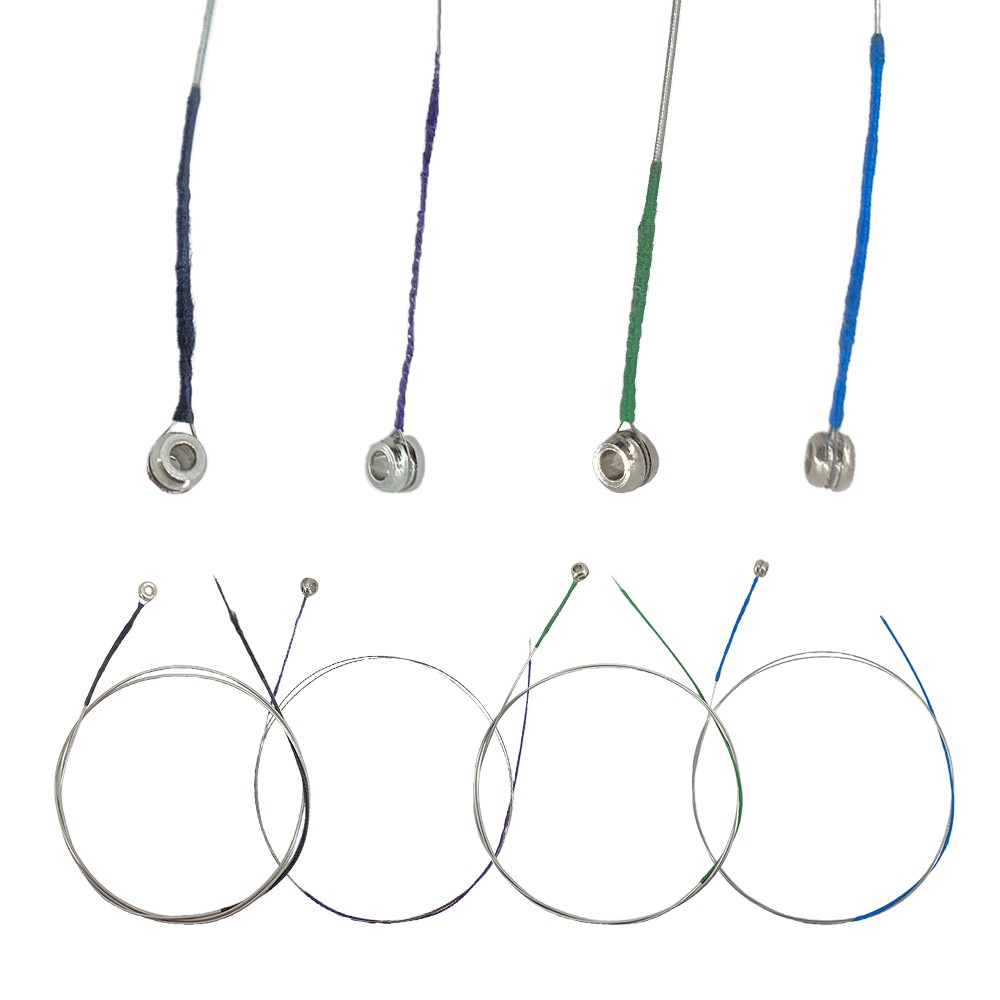 4 pcs 4/4 Size Violin Strings German Silver Strings Violin Accessories