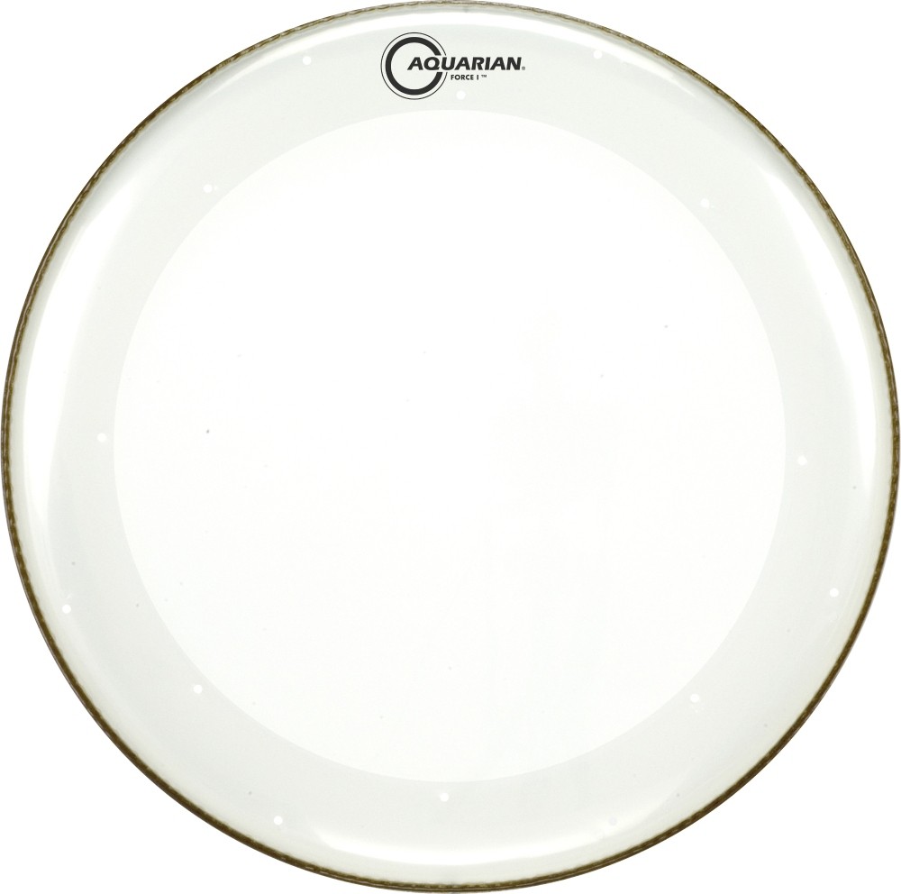 Aquarian Force I Bass Drum Batter Head Clear 20 in.