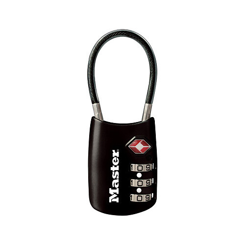 Master Lock 4688D TSA Luggage Combination Lock, 3 Dials - Quantity 4