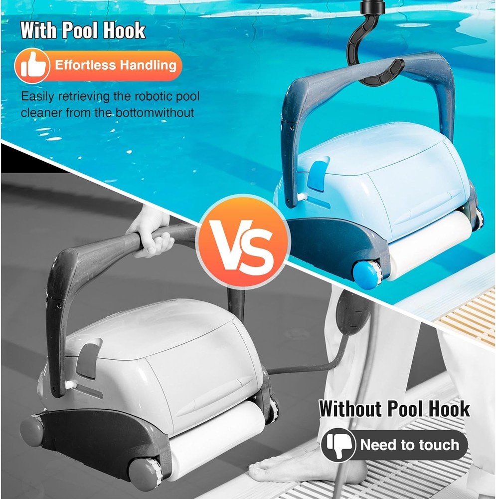 Pool Hook for Robotic Cleaner, Hooks Poles, Compatible with...