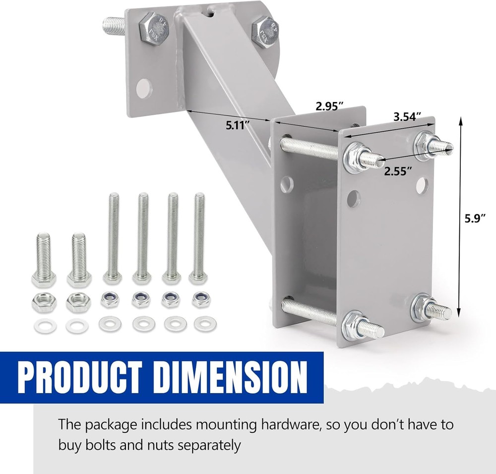 Trailer Spare Tire Side Mount Bracket