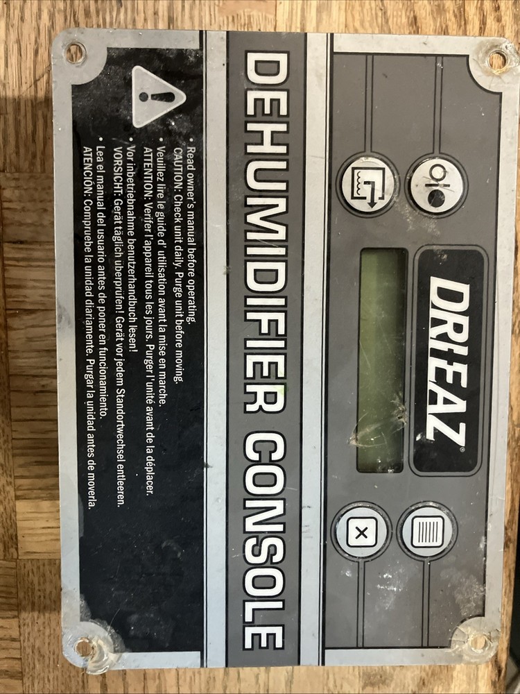Dri Eaz Drizair 1200 Professional Dehumidifier CONTROL PANEL Board
