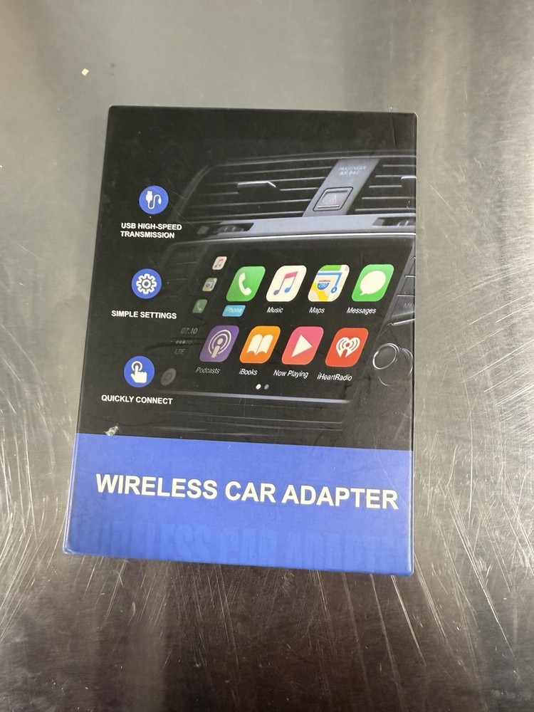 2 in 1 Wireless Carplay Adapter & Android Auto Wireless Adapter, 2025 Bluetooth