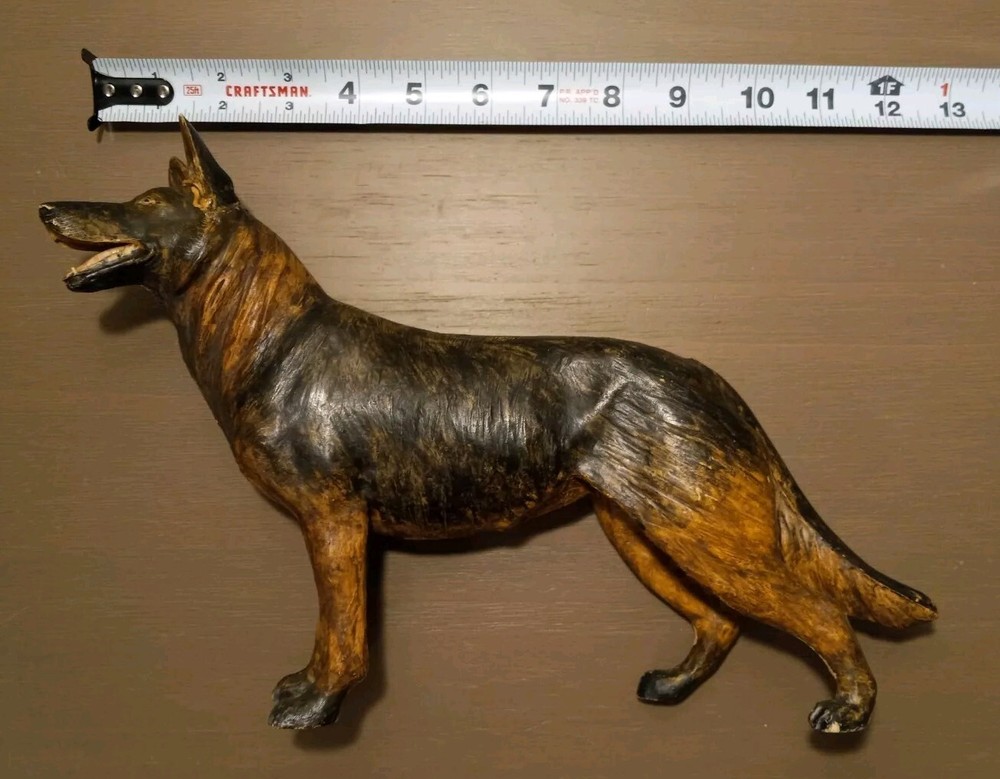 Early Celluloid Plastic German Shepherd Figure