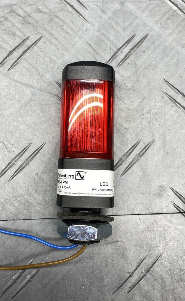 PFANNENBERG LED Signal Indicator Light Tower BR35-1-PM Red Light