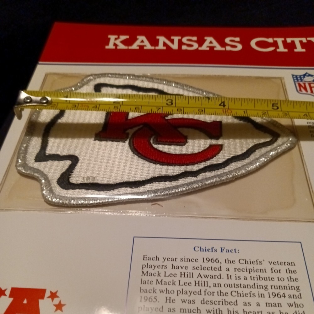 WILLABEE & WARD CHIEFS TEAM EMBLEM PATCH VITAL STATISTICS SHEET