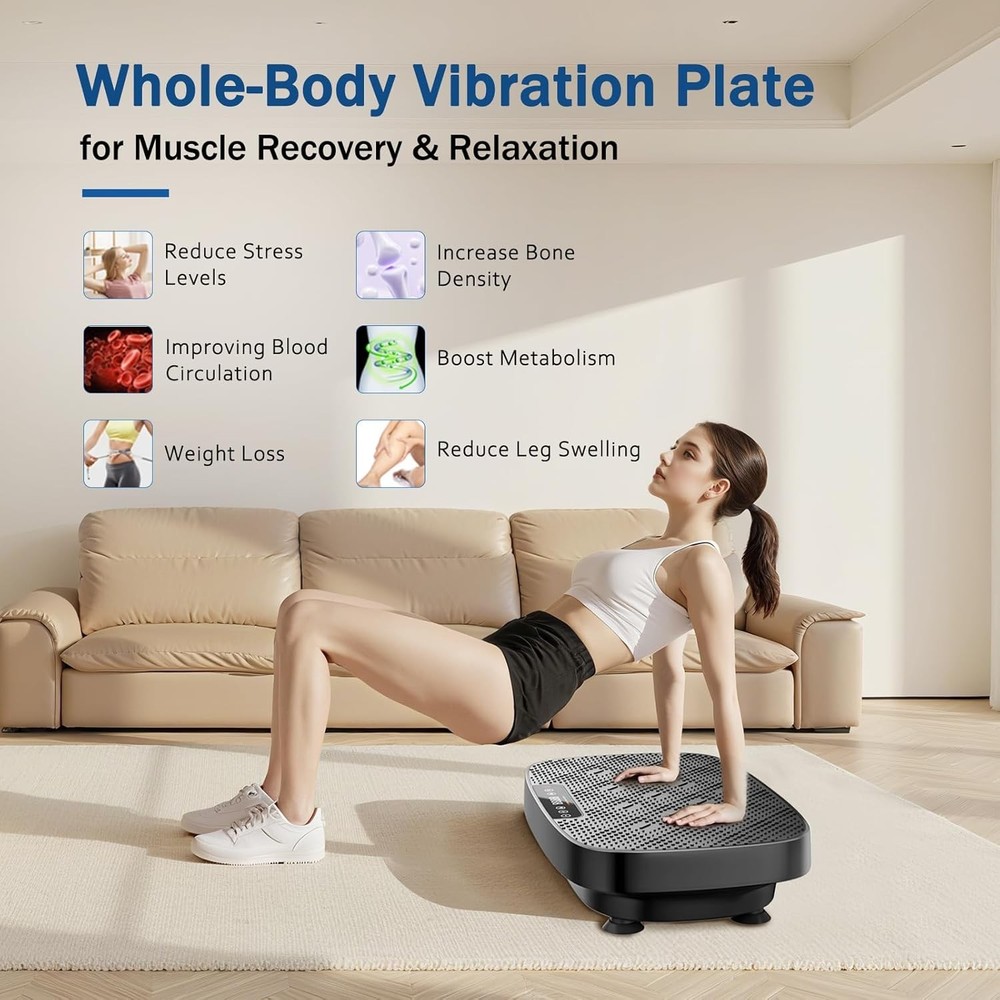 Vibration Plate Exercise Machine, Vibrating Plate for Lymphatic Drainage