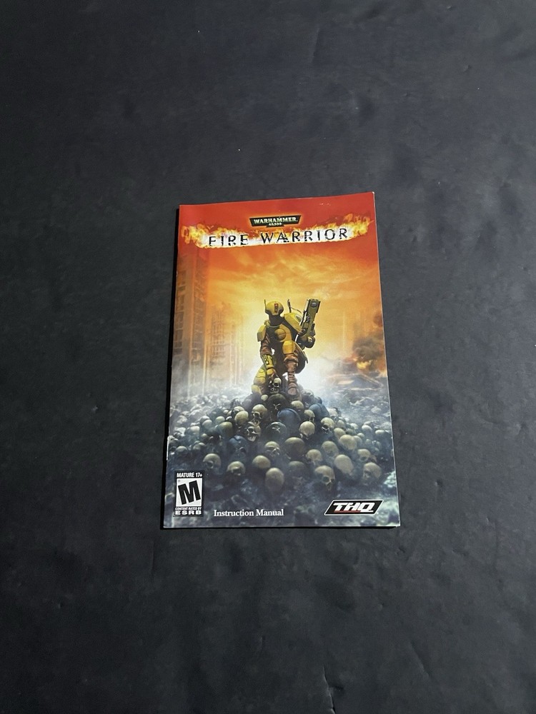 warhammer fire warrior ps2 Manual Only