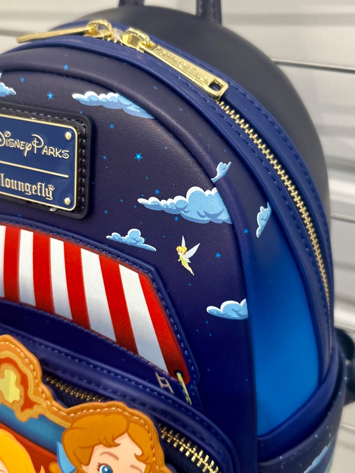 Disney Parks Loungefly Peter Pan’s Flight Ride Mini Backpack NEW With Tags Park