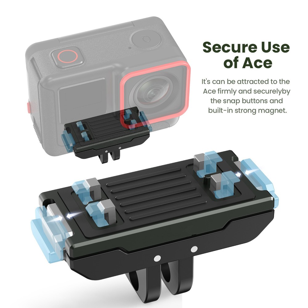 Camera Magnetic Quick Release Base Adapter Stable For Insta360 Ace Pro /Ace