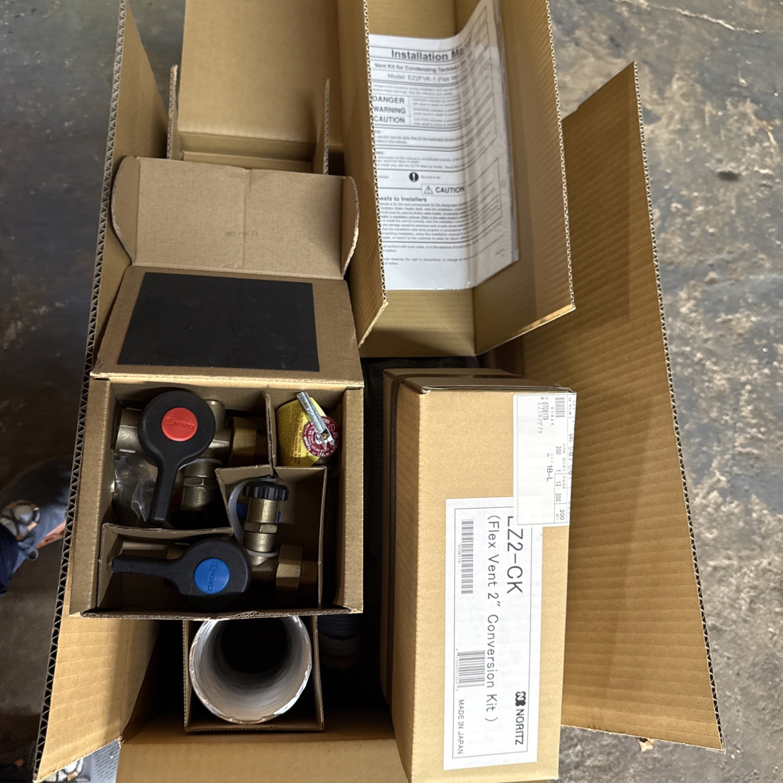 Noritz EZ2FVK-1 Flex Vent Kit - 2"-25 Feet-For EZ and NRCR SERIES models-P4-04