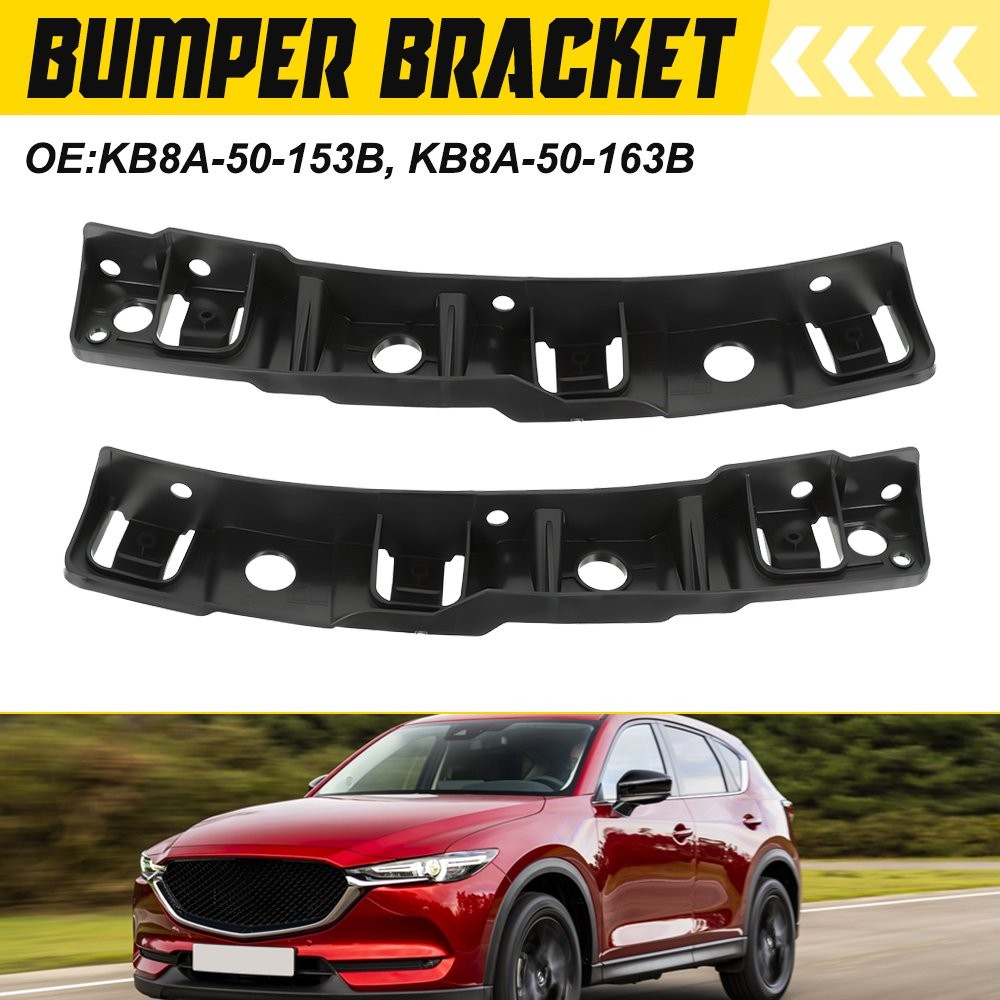 2Pcs Front Left & Right Bumper Bracket Support Mount For Mazda CX-5 2017 18-2021