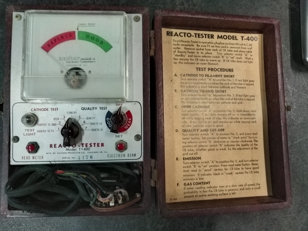 Anchor Reacto Tester T-400