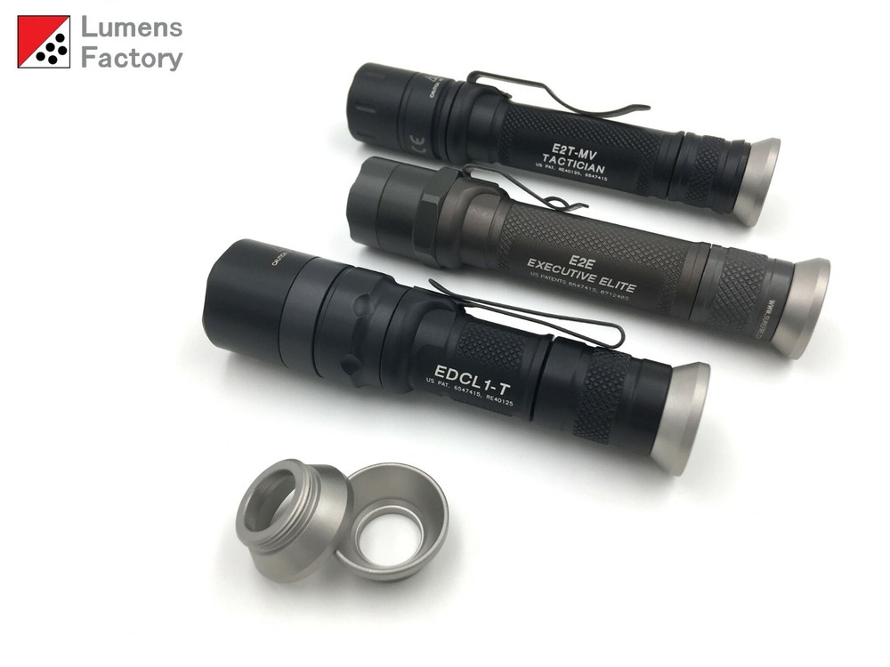 Stainless Steel Tailstand Shroud Surefire E Series E1e E2e E2L E2T EDCL1 EDCL2