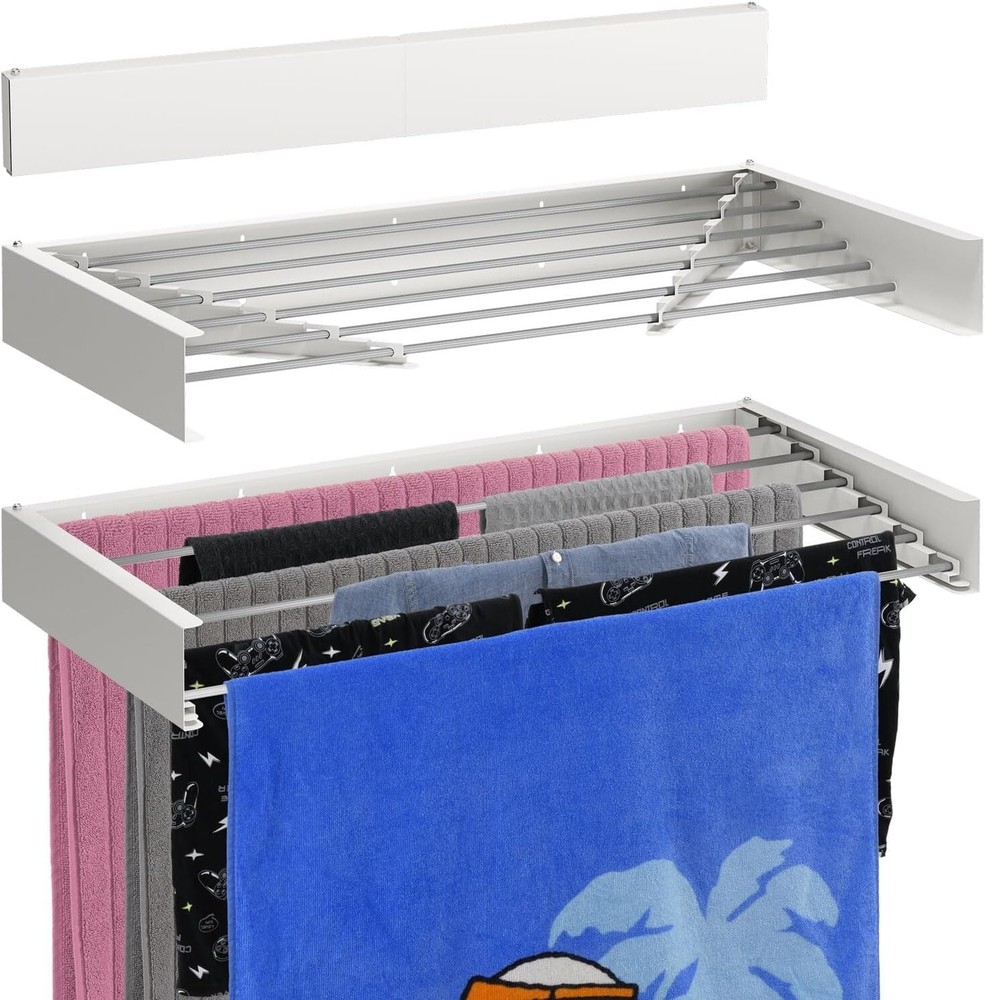 Compact Foldable Laundry Drying Solution - Indoor/Outdoor with 11.6 ft Capacity