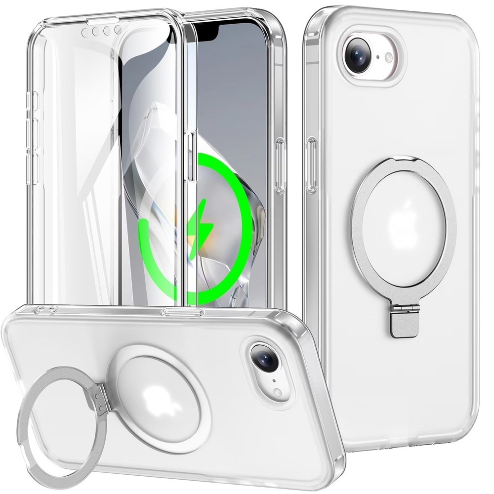 For iPhone 17e Shockproof Full Body Mag Safe Case Built-in Screen Protector