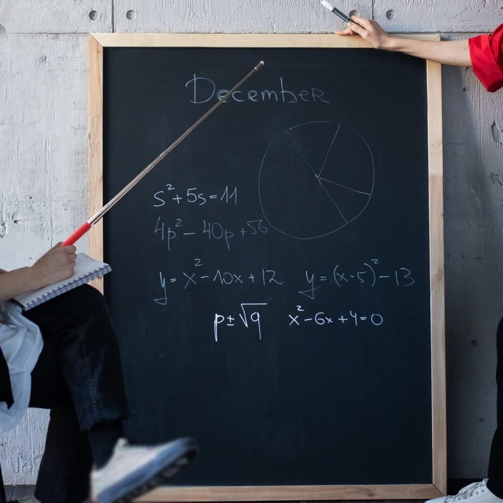 Extendable Teaching Pointer Telescopic Teachers Pointer Stick with Felt Tip