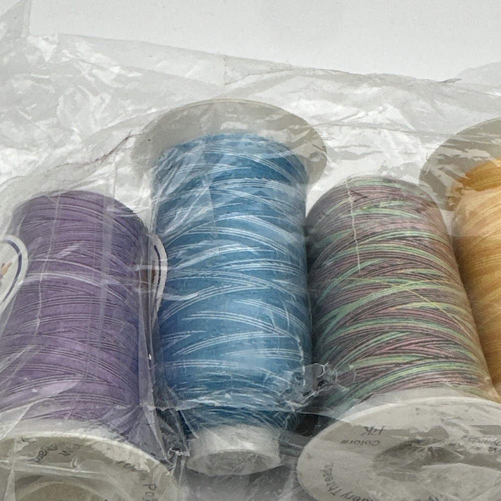 Threads Rus 100% Polyester Embroidery Thread, 1100 Yards Per Roll Cones