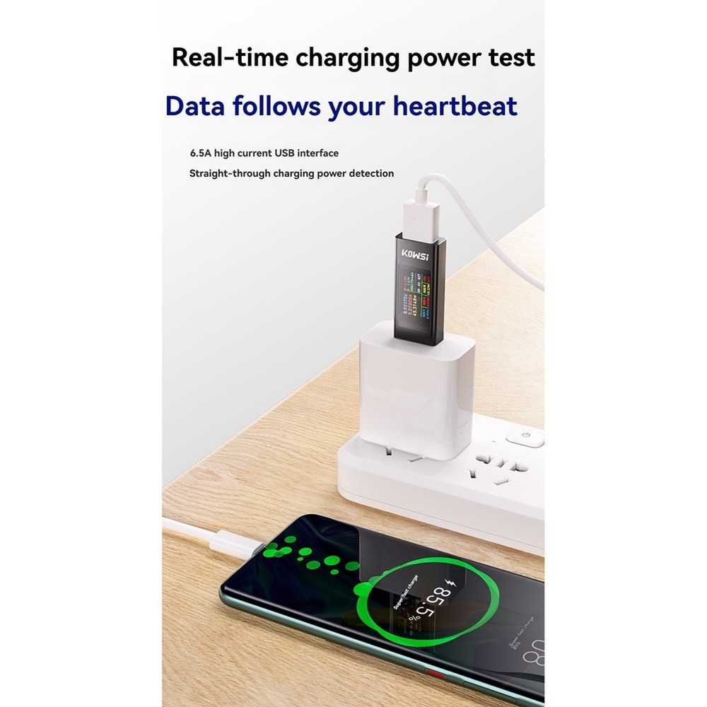 USB Ammeter Multifunction Digital Display DC Voltage Ammeter 4064