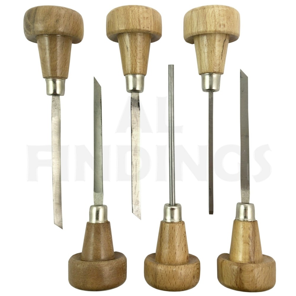 6pcs Engraver Gravers & Graver Sharpener Set
