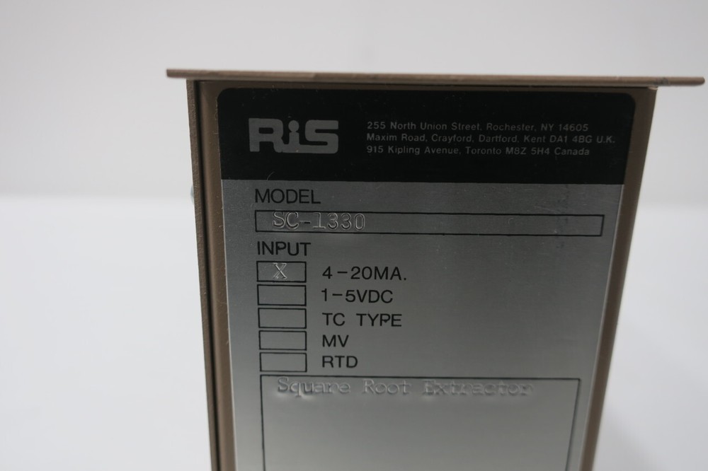 Ris SC-1330 Square Root Extractor 4-20madc 115v-ac