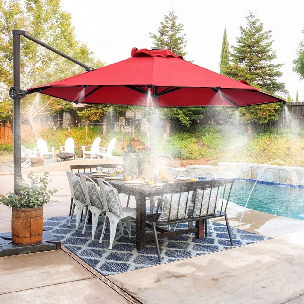 10 Pack Brass Misting Nozzles for Outdoor Cooling System