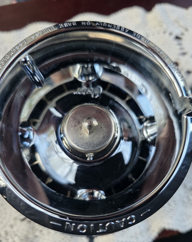 Oster Osterizer Classic Chrome Beehive Blender 5000-08A EUC