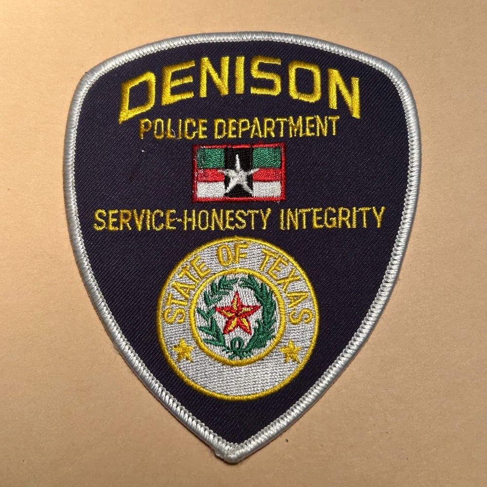 DENISON TEXAS Service Honesty Integrity POLICE PATCH