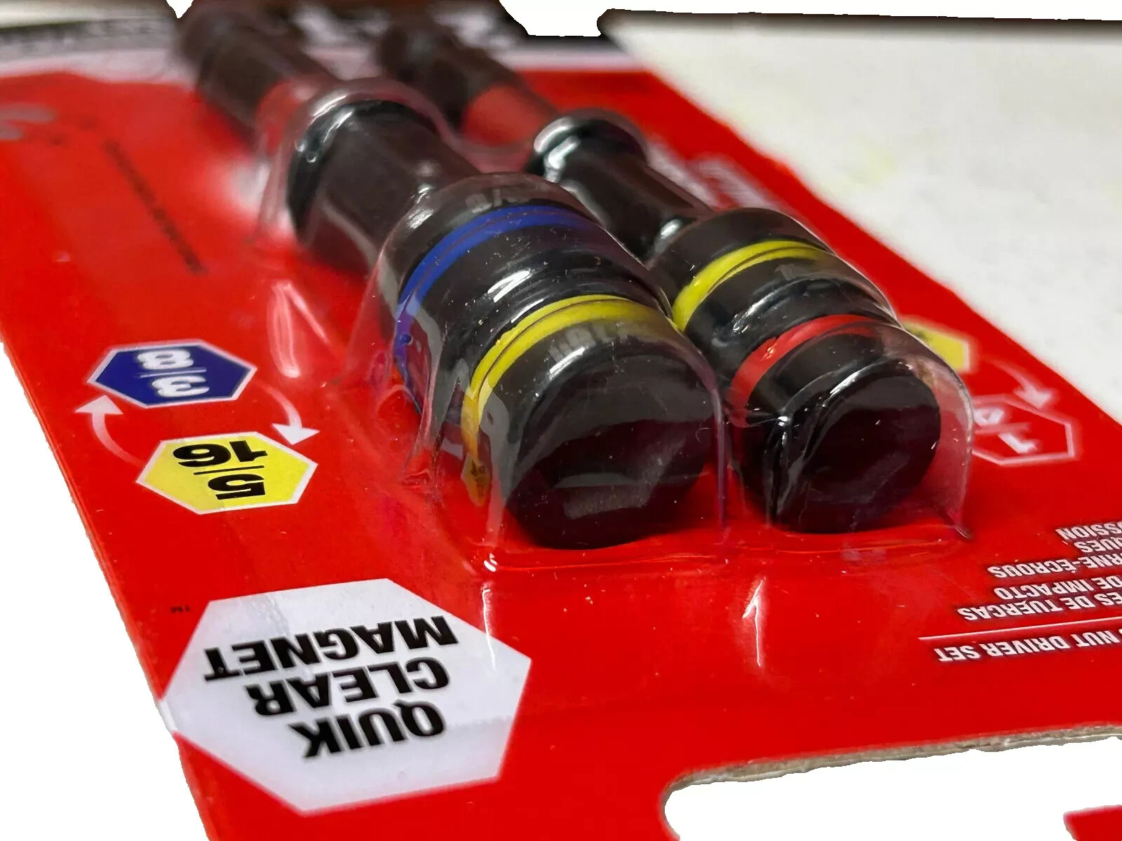 Milwaukee 49-66-4565 Shockwave Impact Duty Quik-Clear 2 In 1 Magnetic Nut Driver