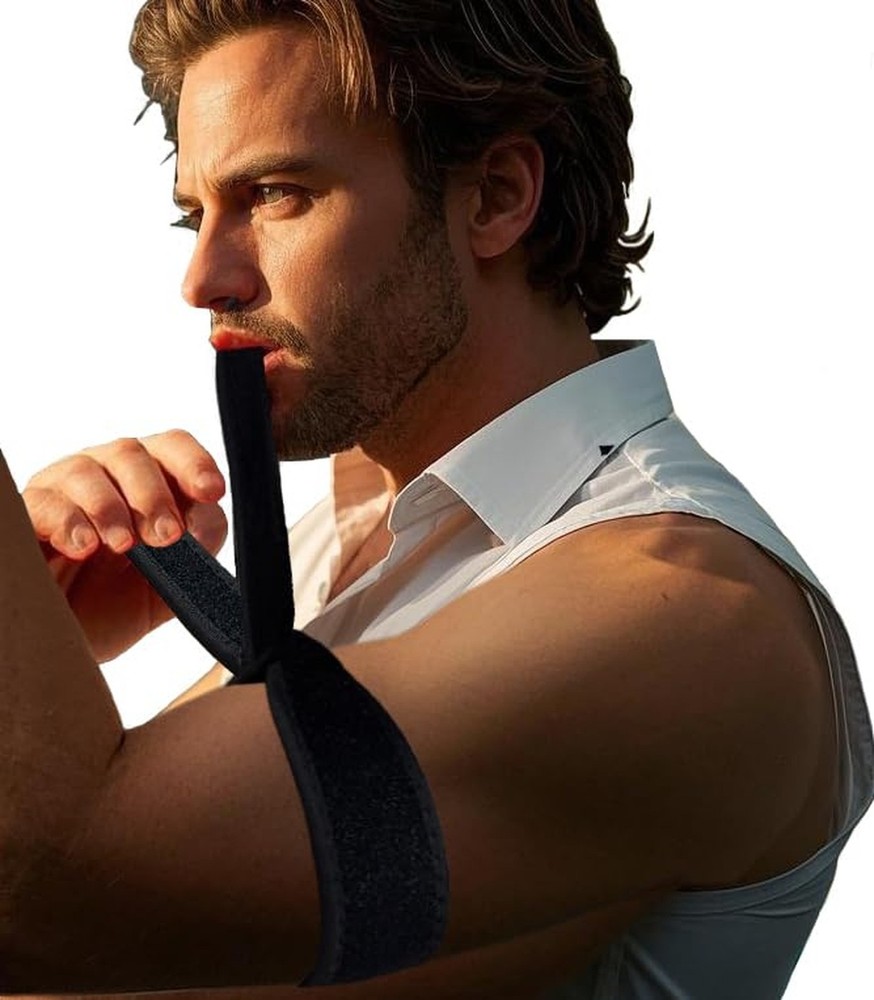 Upper Arm Compression Support Brace Band for Pain Relief, Bicep Compression, ...