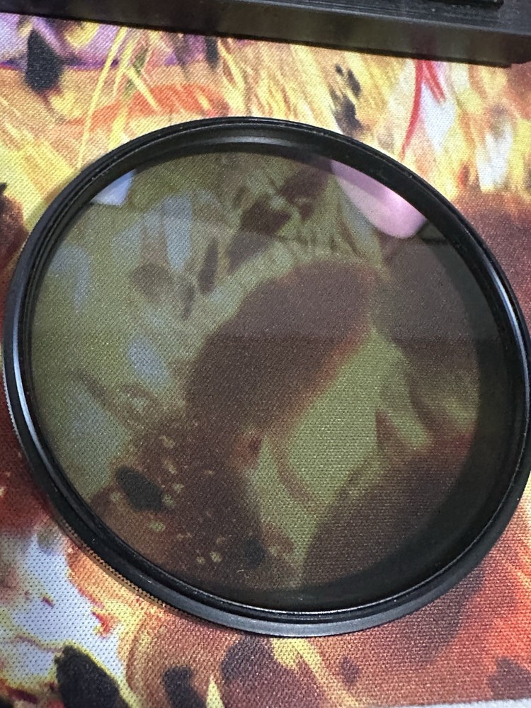 MAMIYA 77mm PL ~ Polarizing Filter ~ Gray Glass with Hard Plastic Case