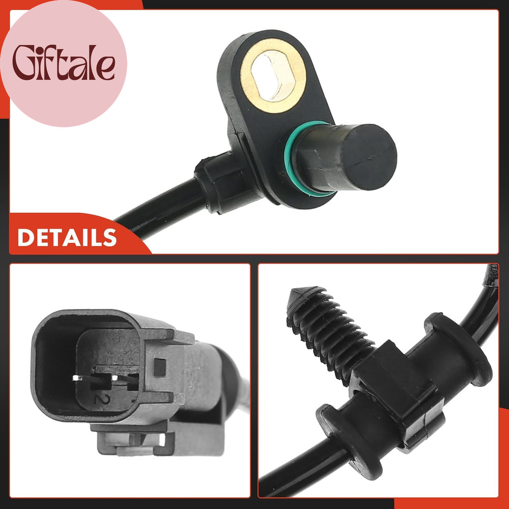 2PC Front ABS Wheel Speed Sensor Compatible with Ram 2500/3500 2014-2018, off Ro