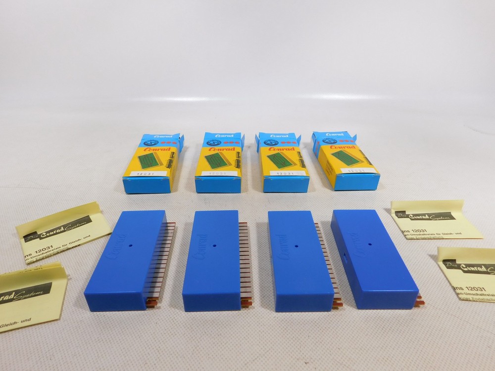 Conrad H0 DC AC 4X 12031 Relay Module For Model Train TOP+Box #EJ180-1