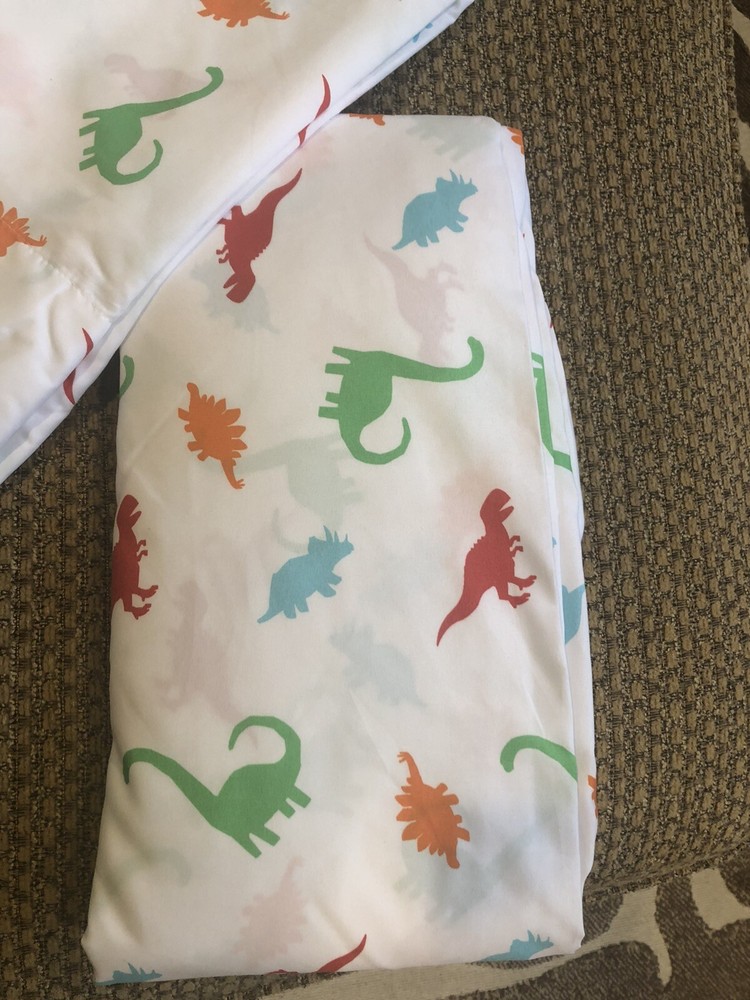NIP Amazon basics dino squad full queen sheet set 4 piece
