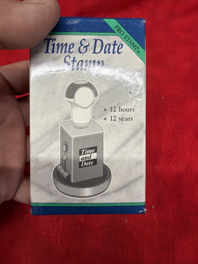 TIME & DATE STAMP SELF-INKING DOCUMENT AUTHENTICATION (t10)